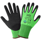 Global Glove & Safety CR799XFT Samurai Glove High Vis, 18 Gauge, Nitrile Coated, Touch Screen, Cut A7